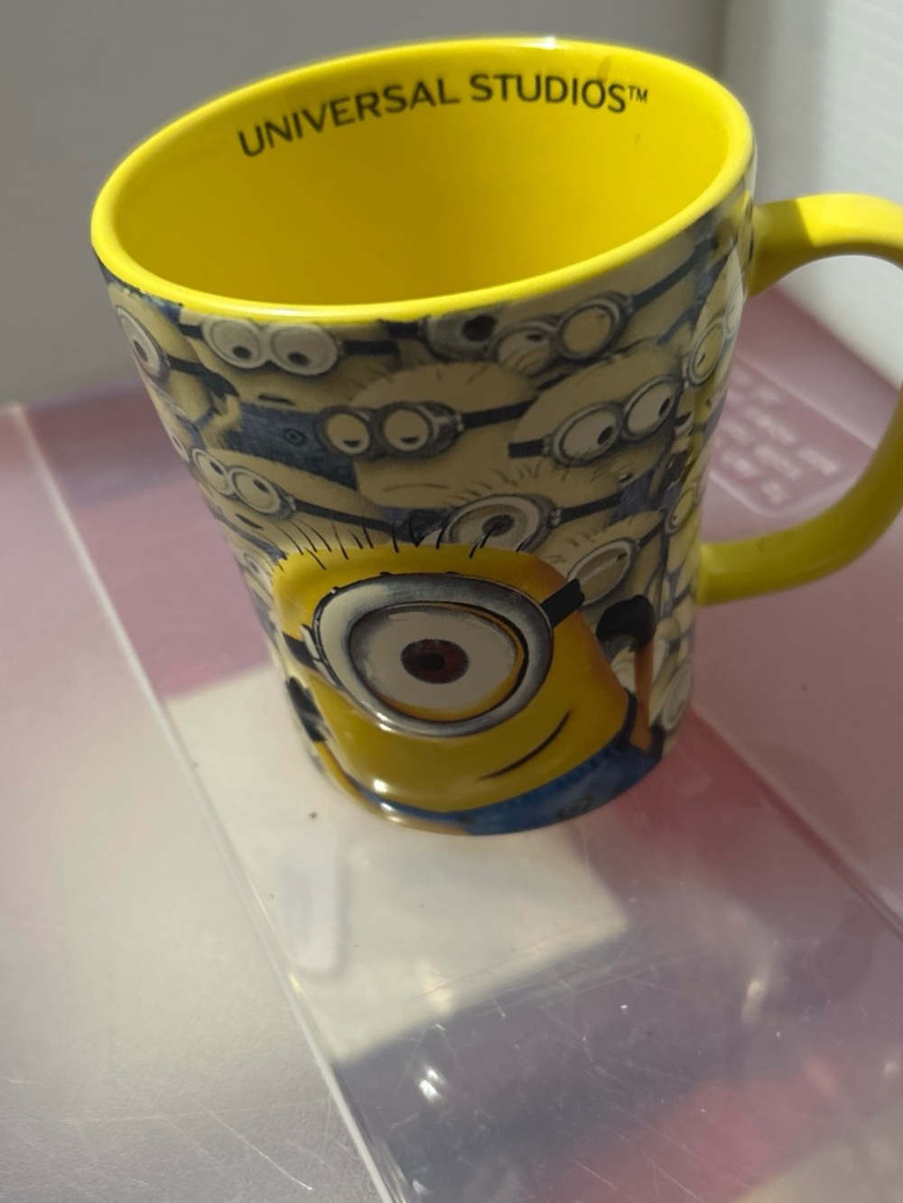 Universal Studios Yellow Minions Ceramic Mug
